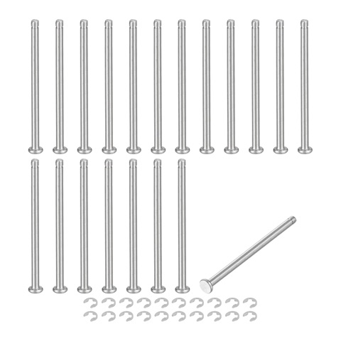 50mm M3 E-clip Shafts