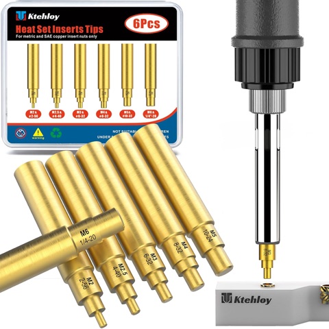 Heat-Set Insert Soldering Tips
